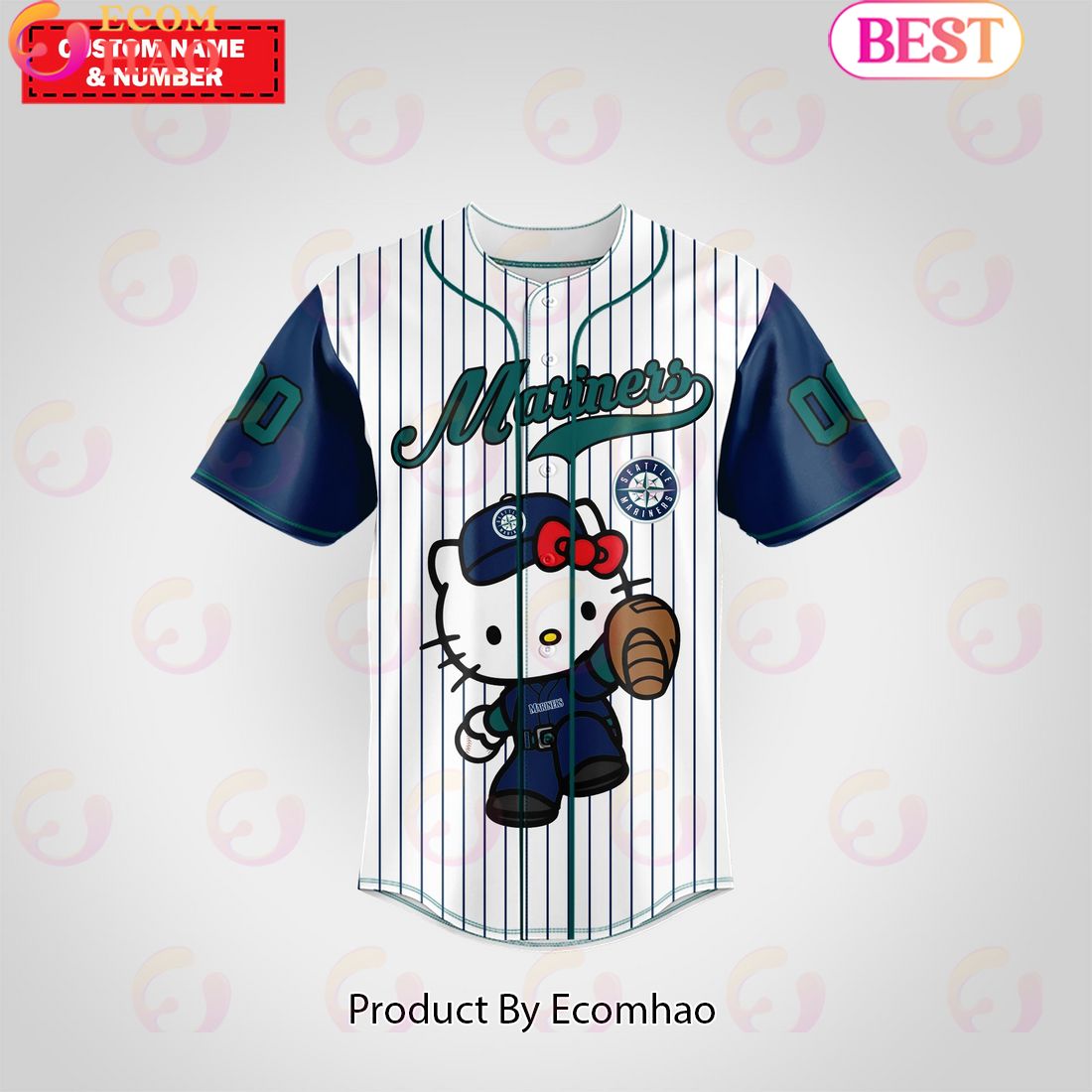 Seattle Mariners Baseball Jersey Premium MLB Custom Name – Number