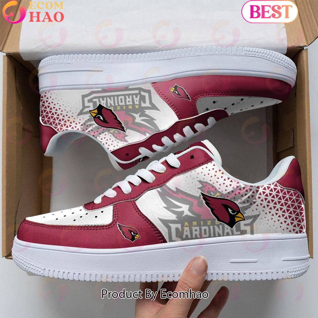 PREMIUM] Arizona Cardinals Air Force 1 Shoes, Sneakers