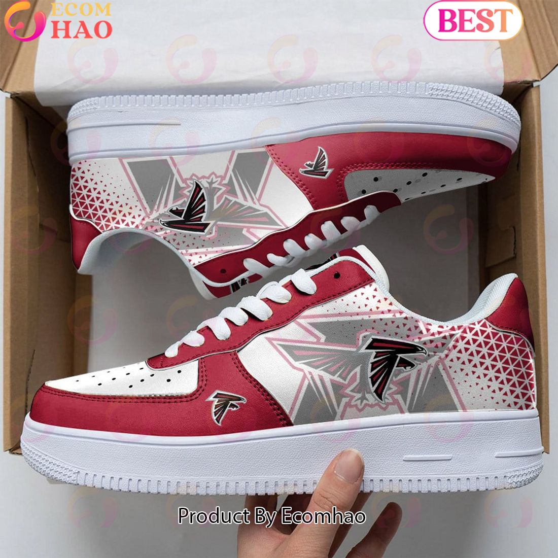 PREMIUM] Atlanta Falcons Air Force 1 Shoes, Sneakers