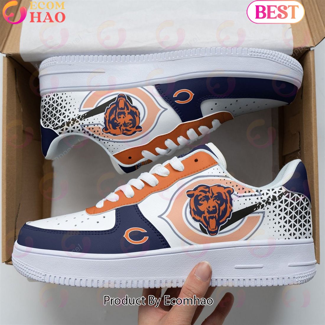 PREMIUM] Chicago Bears Air Force 1 Shoes, Sneakers