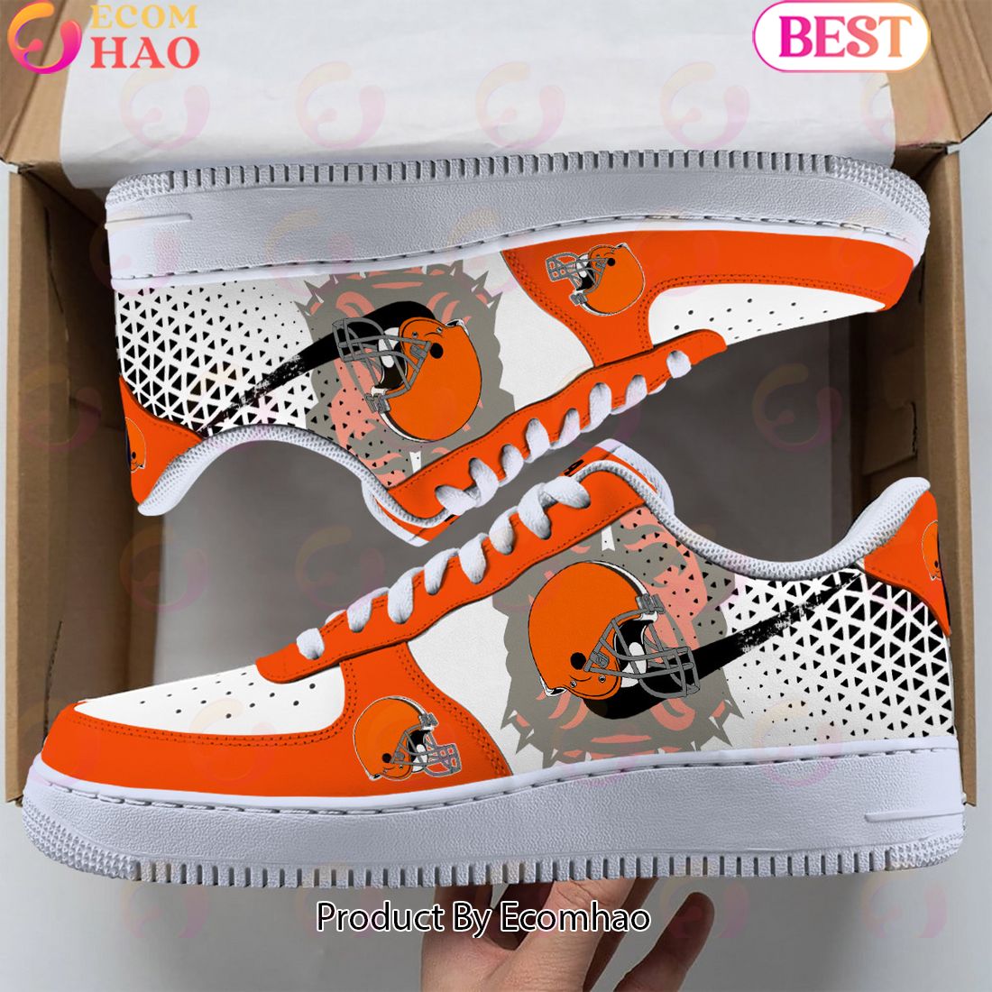 PREMIUM] Cleveland Browns Air Force 1 Shoes, Sneakers