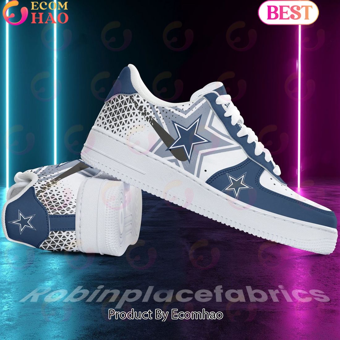 PREMIUM] Dallas Cowboys Air Force 1 Shoes, Sneakers