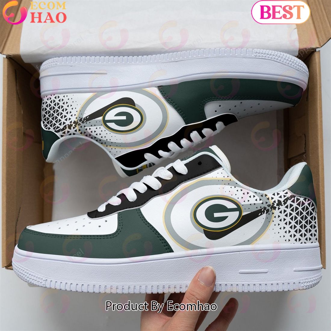 PREMIUM] Green Bay Packers Air Force 1 Shoes, Sneakers