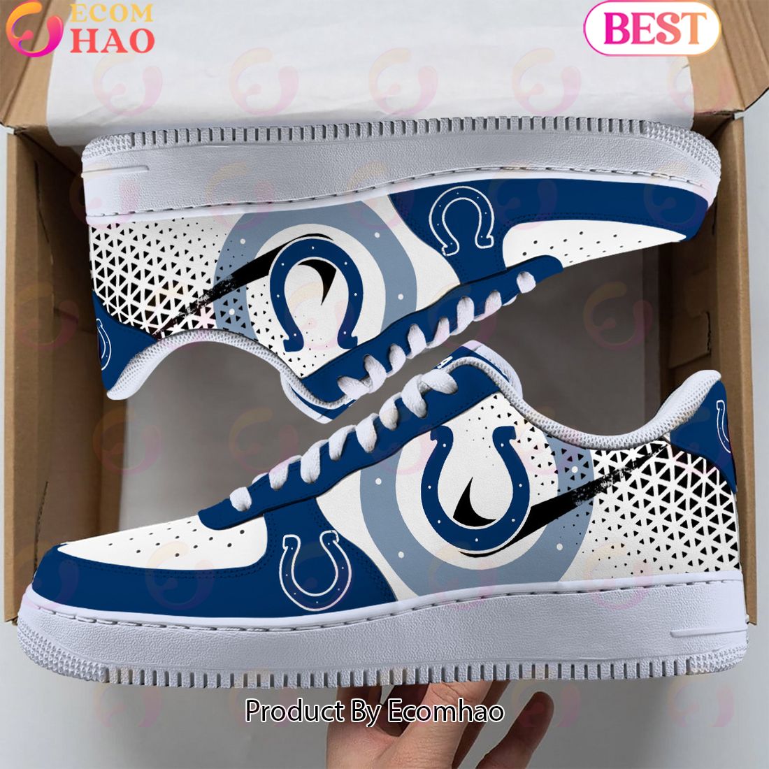 PREMIUM] Indianapolis Colts Air Force 1 Shoes, Sneakers