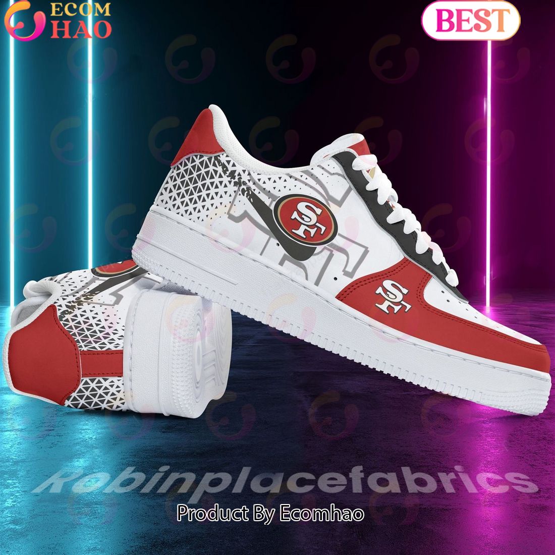 PREMIUM] San Francisco 49ers Air Force 1 Shoes, Sneakers