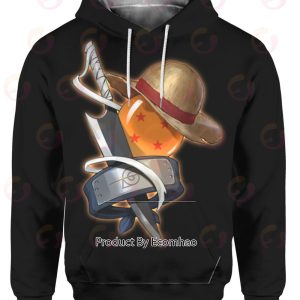 Bleach One Piece Naruto Dragon Ball Hoodie