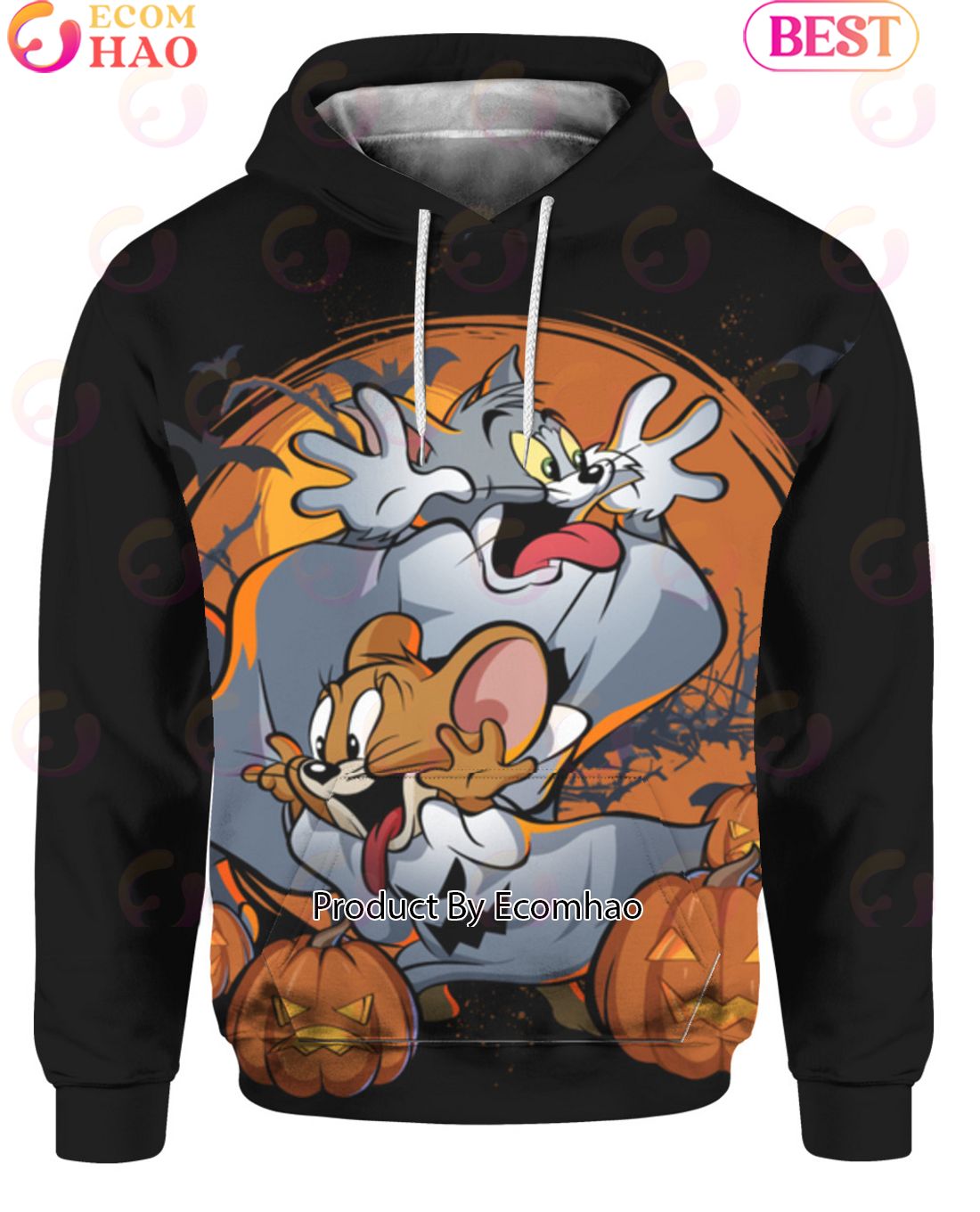 Halloween Tom and Jerry Hoodie