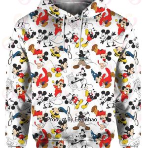 Mickey Mouse Through The Years Hoodie