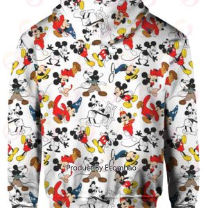 Mickey Mouse Through The Years Hoodie