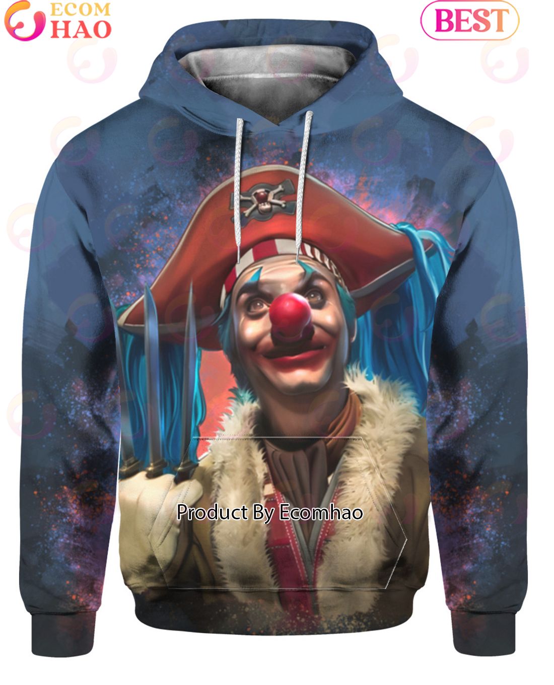 One Piece Buggy Live Action Hoodie