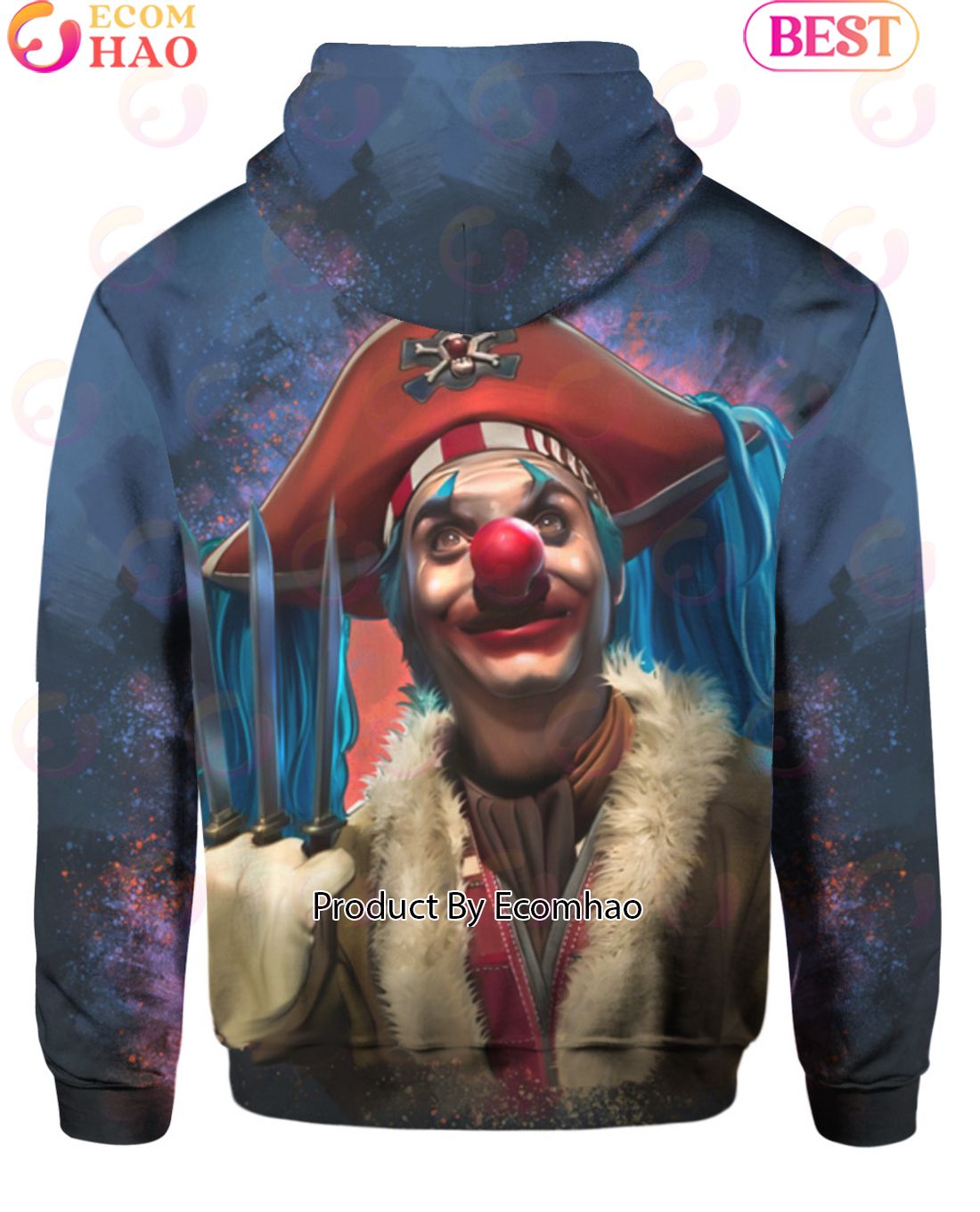 One Piece Buggy Live Action Hoodie