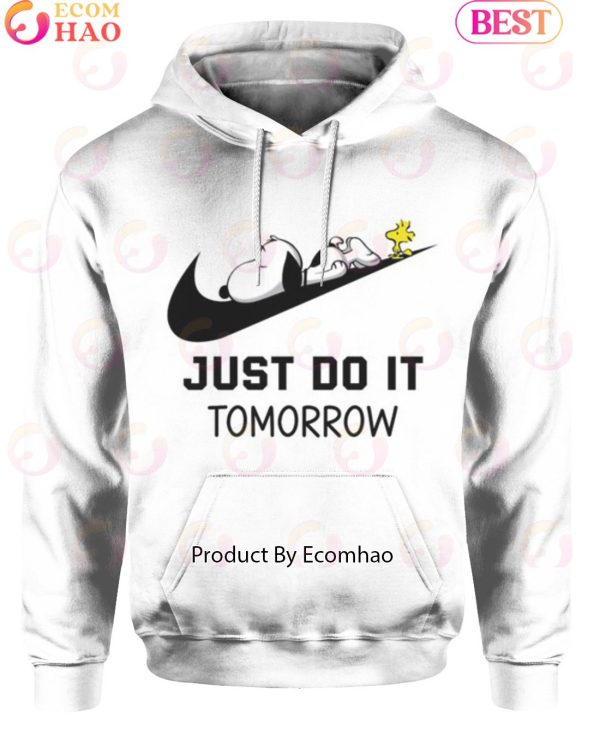 Snoopy Just Do It Tomorrow Hoodie
