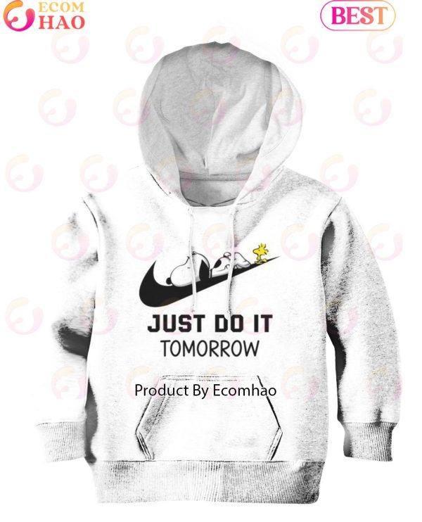 Snoopy Just Do It Tomorrow Hoodie
