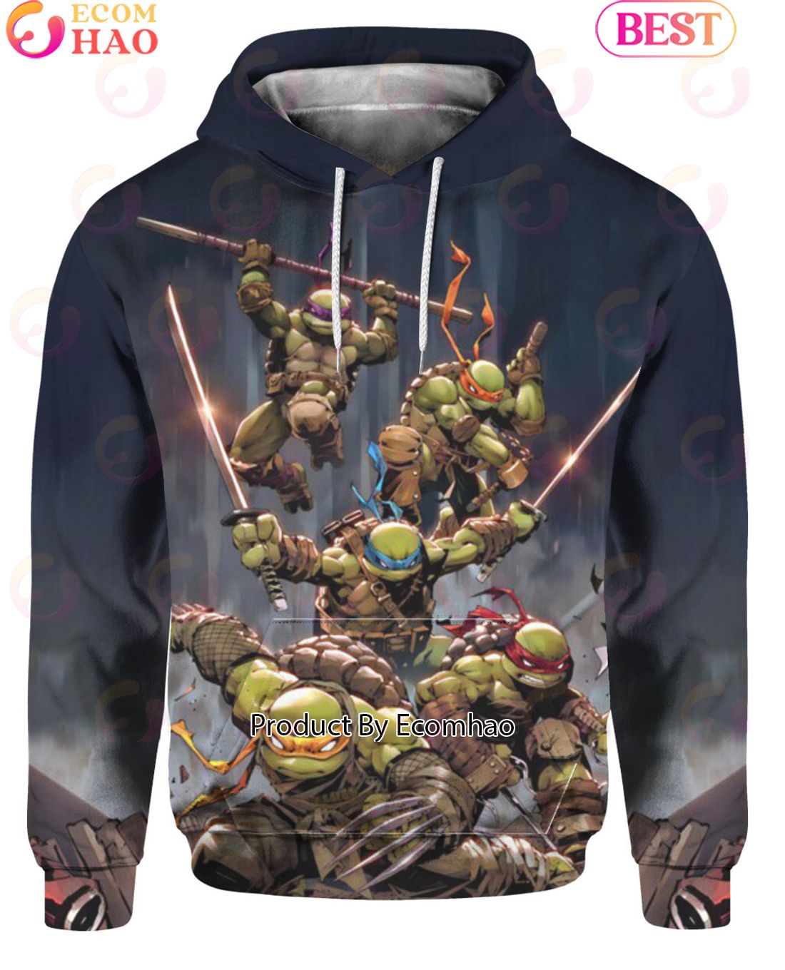 Teenage Mutant Ninja Turtles Marvel Comics Hoodie