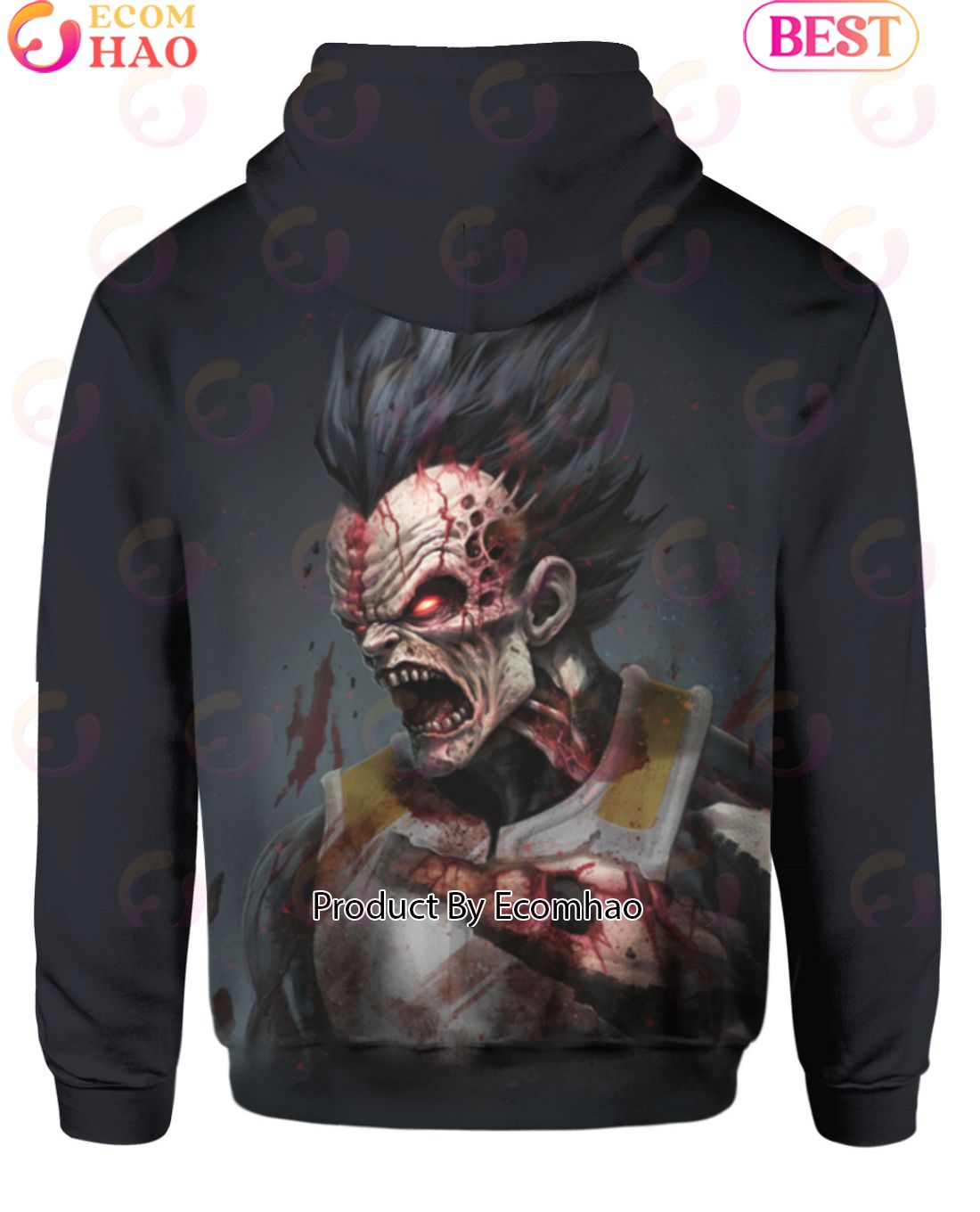 Vegeta Zombie Halloween Style Hoodie