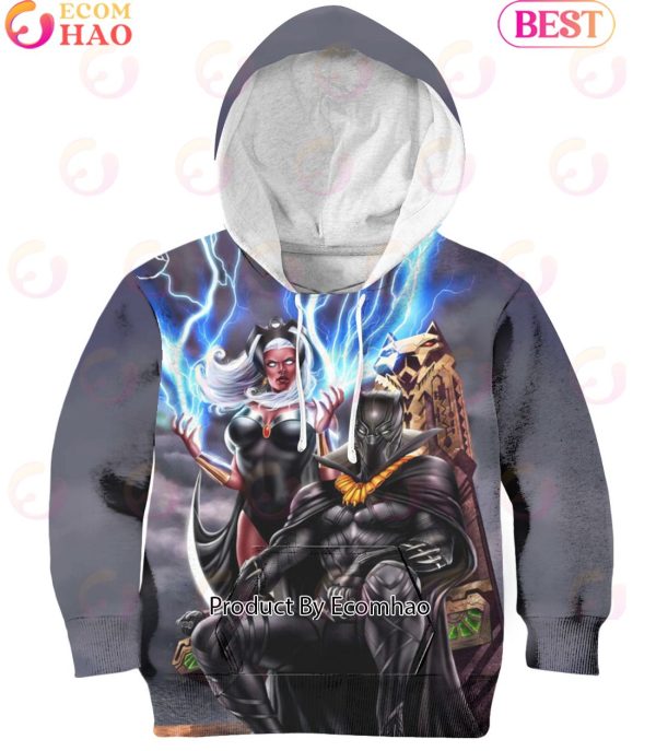 Black Panther And Storm Marvel Comics Hoodie