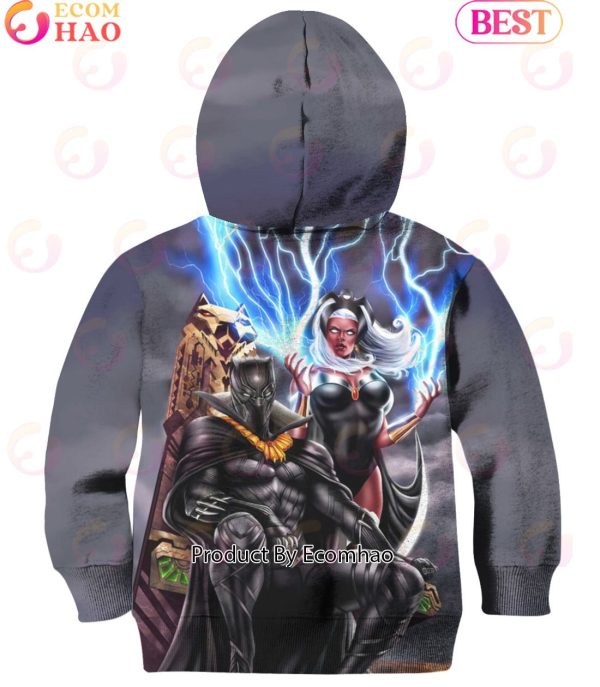 Black Panther And Storm Marvel Comics Hoodie