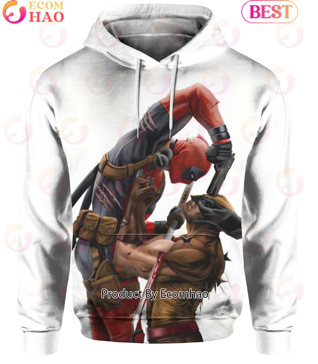 Deadpool Wolverine Marvel Comics Hoodie