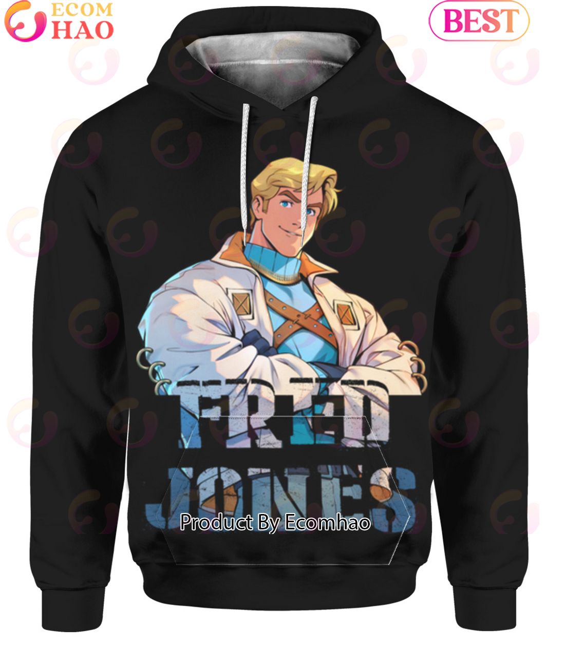 Fred Jones Scooby-Doo Cartoon Hoodie