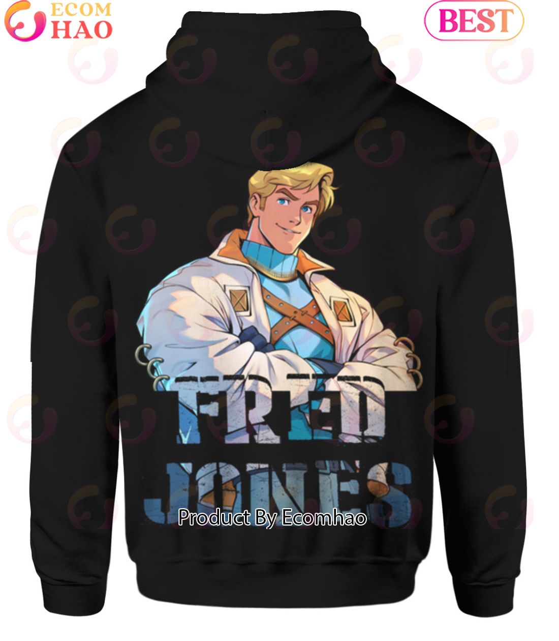 Fred Jones Scooby-Doo Cartoon Hoodie