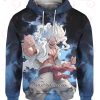 One Piece Anime Luffy Gear 5 Joy Boy Hoodie