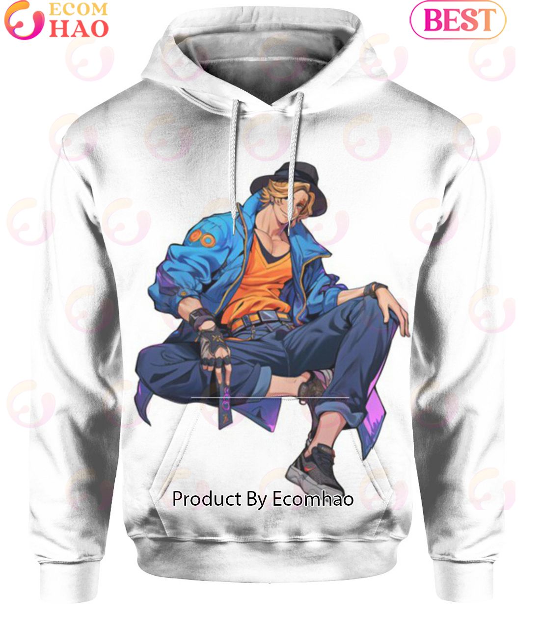 One Piece Anime Sabo Fashionista Hoodie