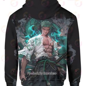 One Piece Anime Zoro The Greatest Swordsman Hoodie