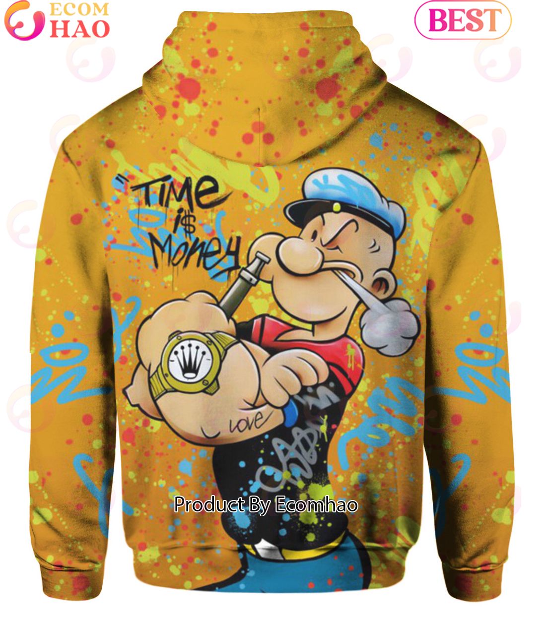 Popeye Cartoon Hoodie