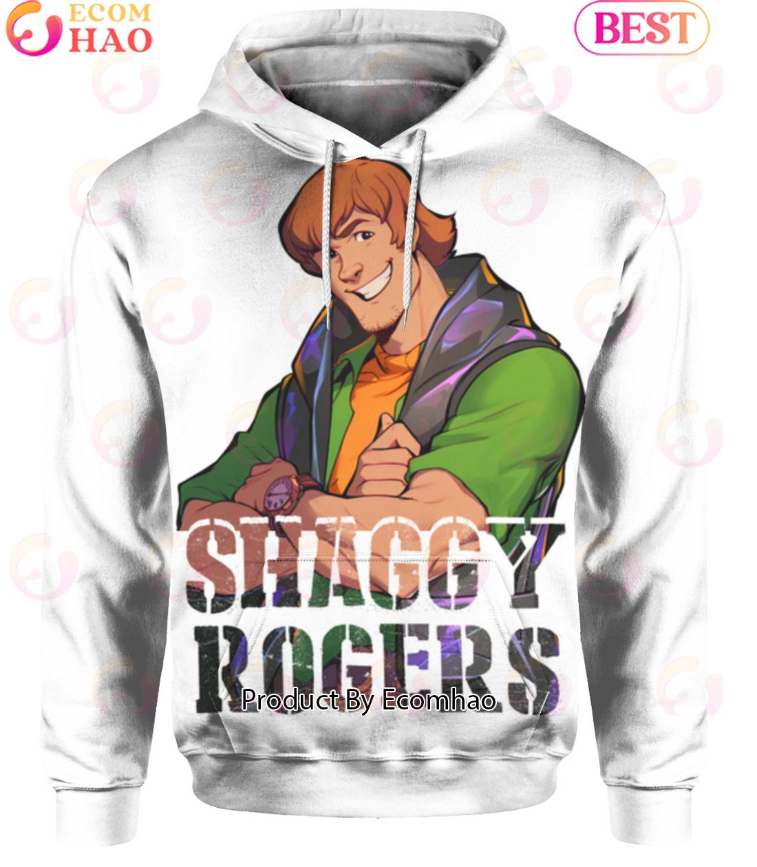 Shaggy Rogers Scooby-Doo Cartoon Hoodie