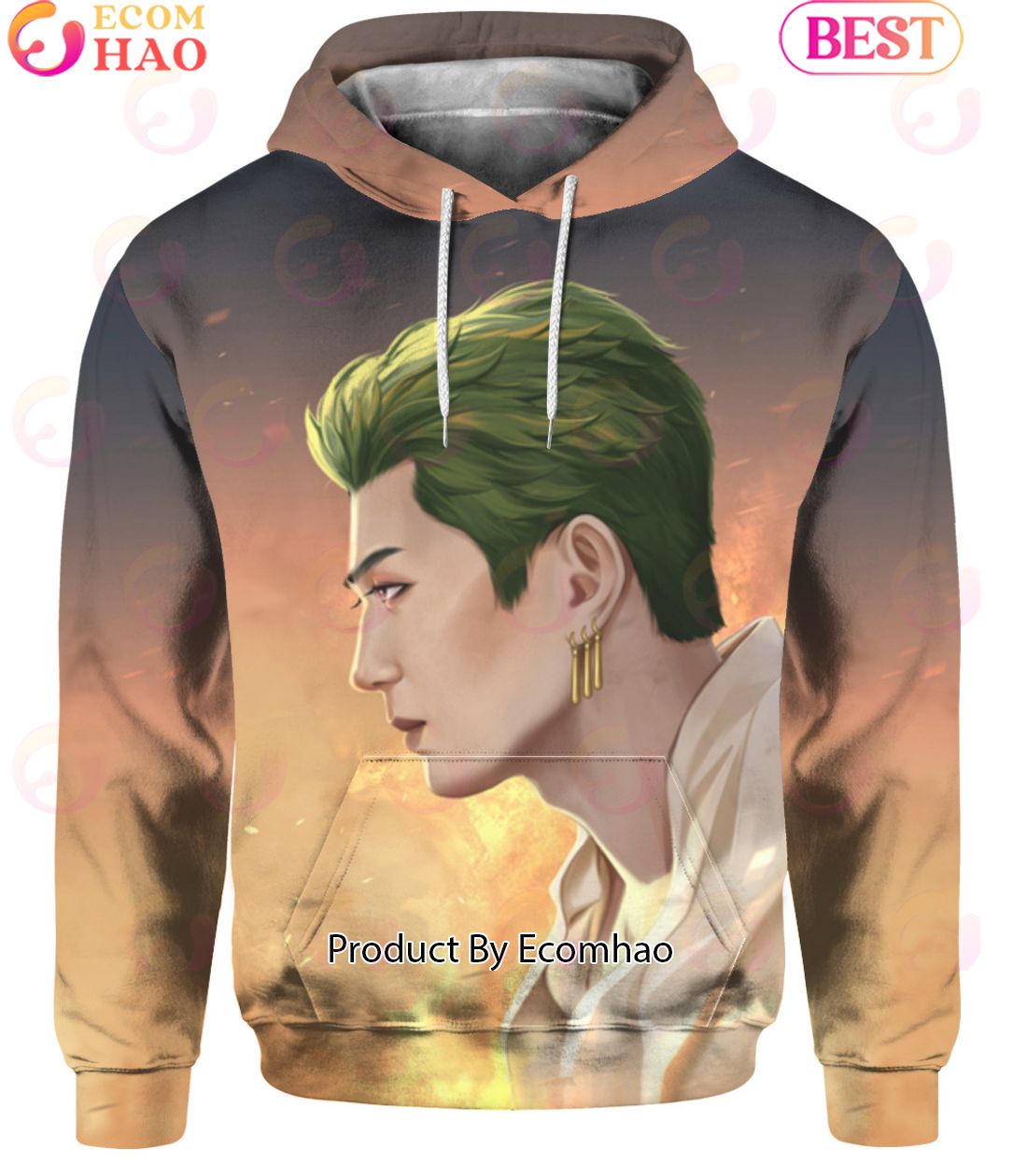 Zoro One Piece Live Action Hoodie