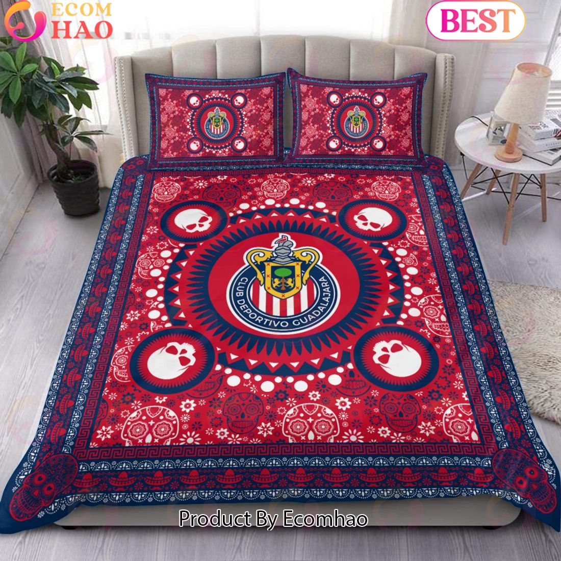 NEW] Chivas Guadalajara Special Dia De Muertos Bedding Set