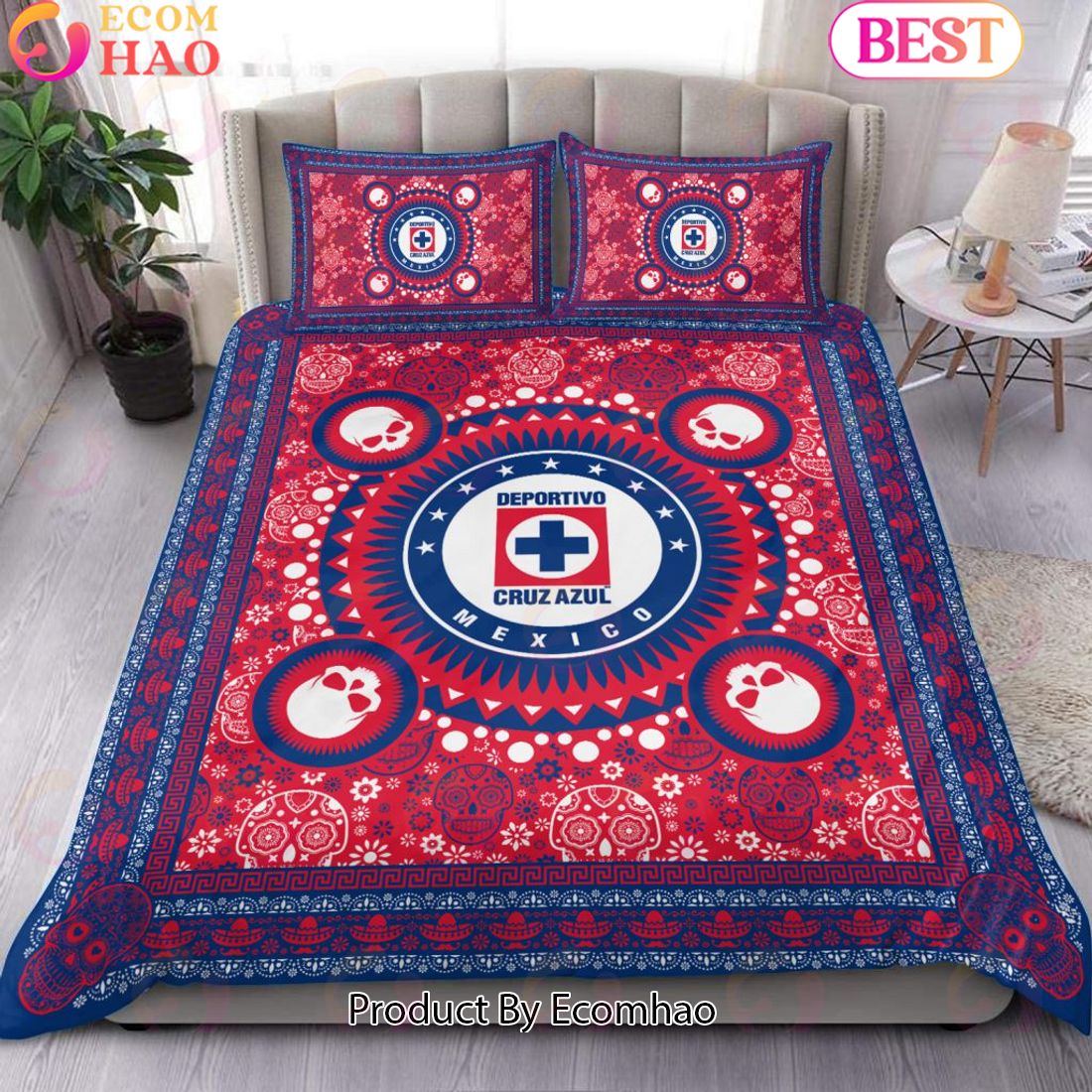 NEW] Cruz Azul Special Dia De Muertos Bedding Set