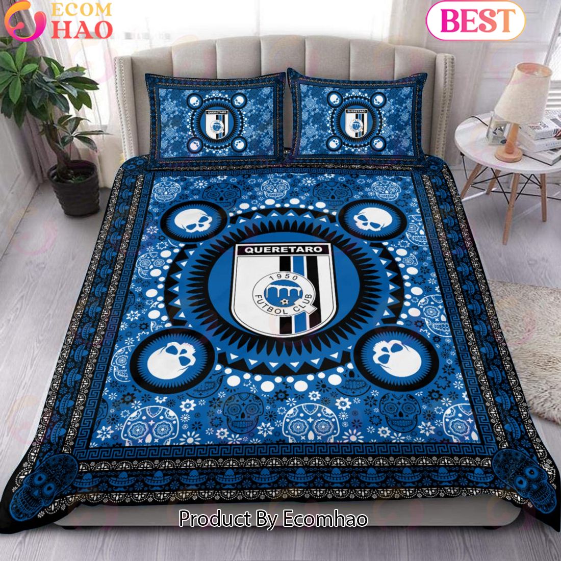 NEW] Queretaro F.C Special Dia De Muertos Bedding Set