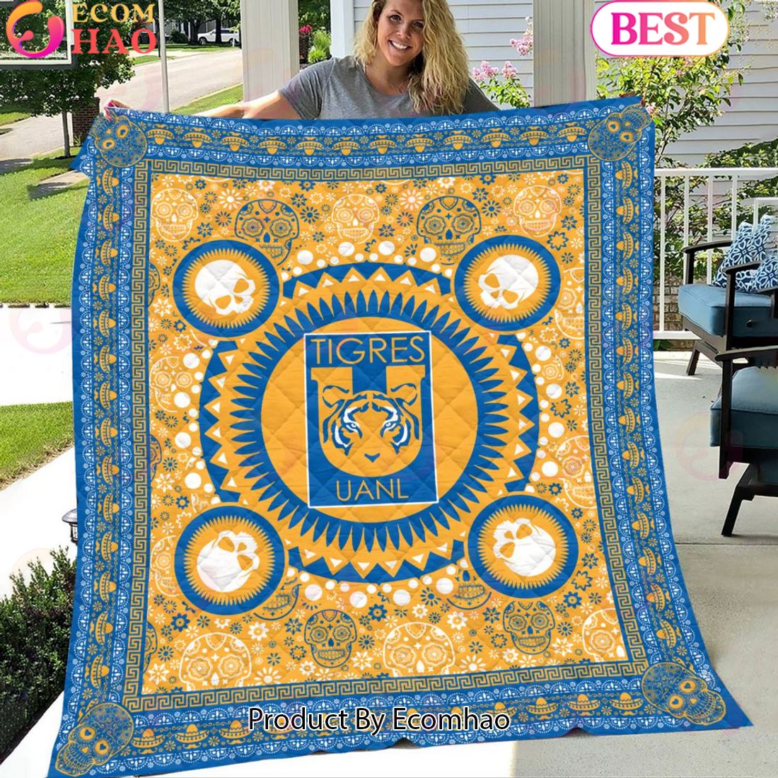 NEW] Tigres UANL Special Dia De Muertos Bedding Set