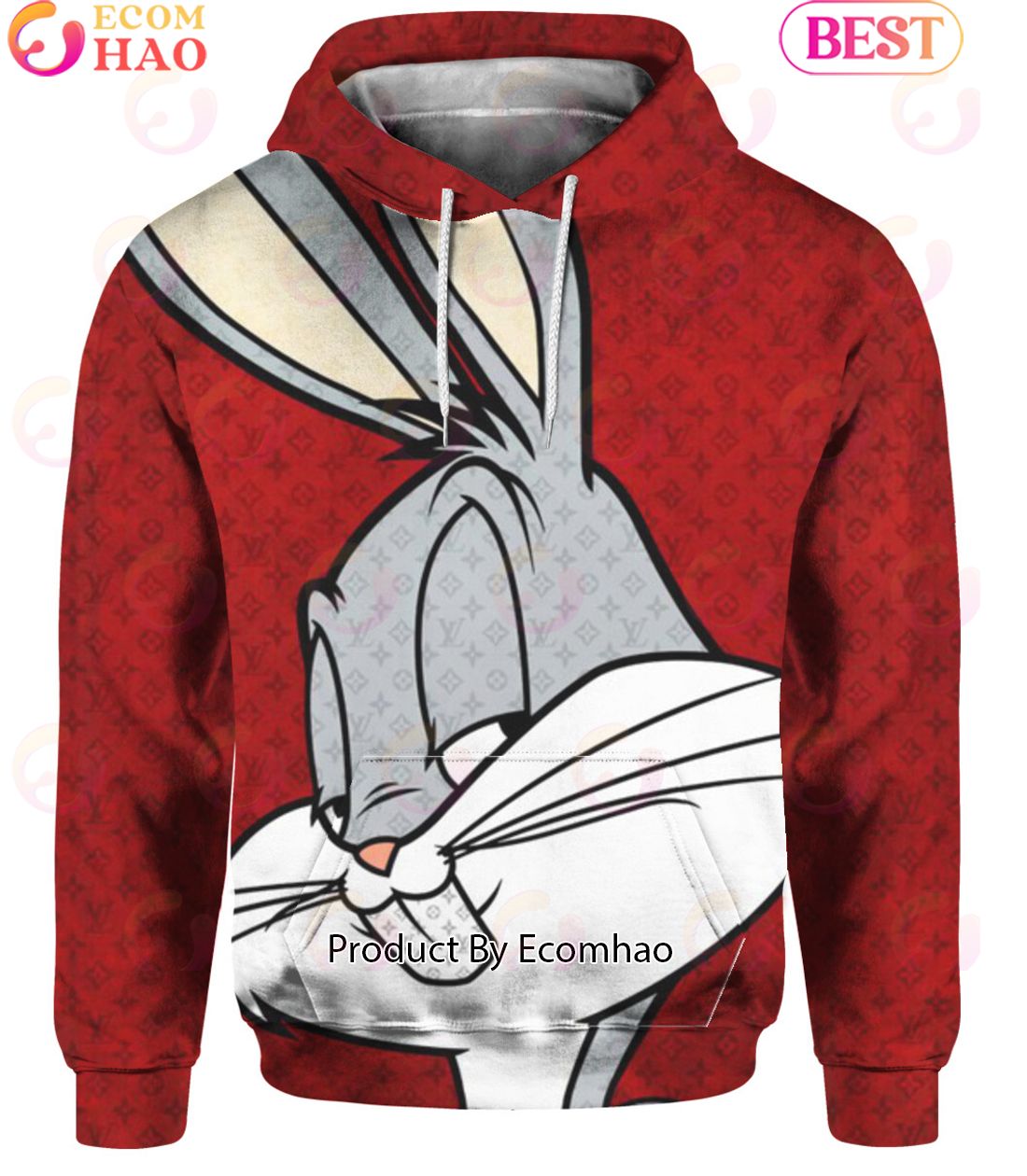 Bugs Bunny Louis Vuitton Looney Tunes Hoodie Luxury Items