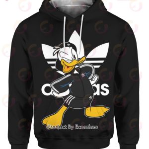 Cartoon Donald Duck Adidas Hoodie