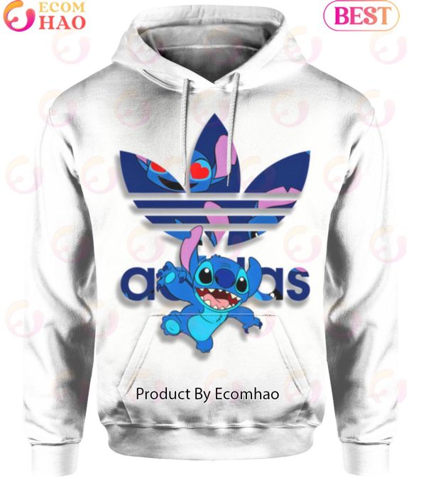 Cartoon Lilo And Stitch Adidas Hoodie