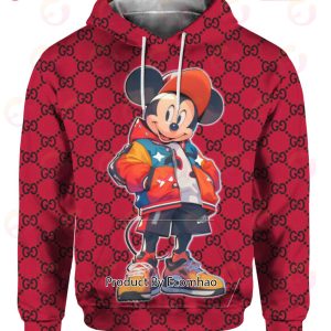 Cartoon Minnie Mouse Streetstyle Gucci Hoodie