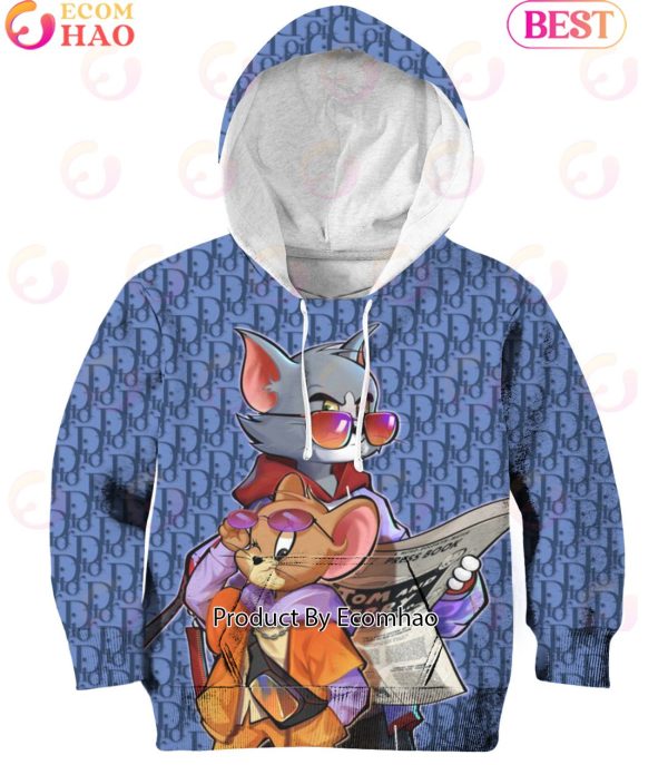 Cartoon Tom & Jerry Fashionista Dior Hoodie