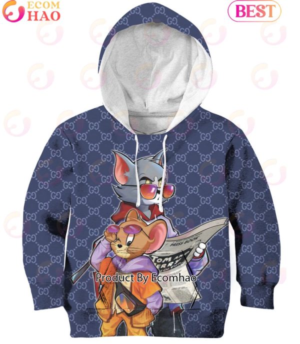 Cartoon Tom & Jerry Fashionista Gucci Hoodie