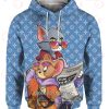 Cartoon Tom & Jerry Fashionista Gucci Hoodie