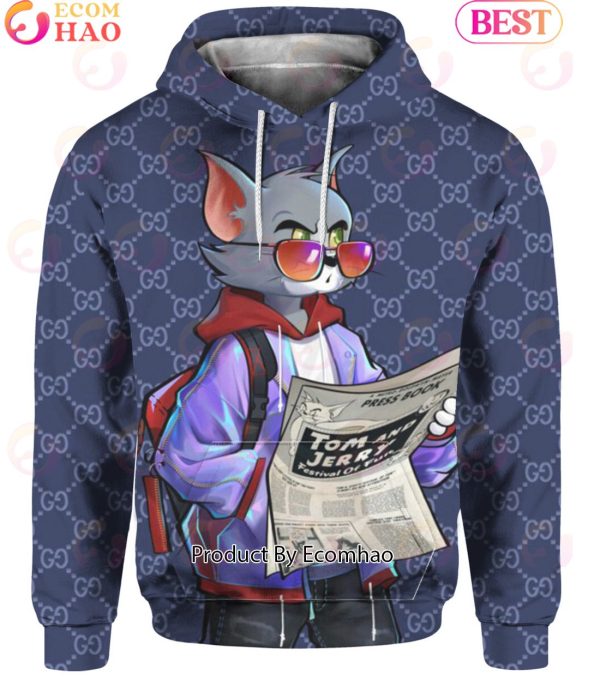Cartoon Tom & Jerry Streetstyle Gucci Hoodie