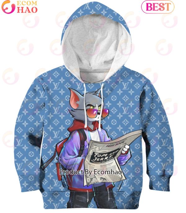 Cartoon Tom & Jerry Streetstyle Louis Vuitton Hoodie