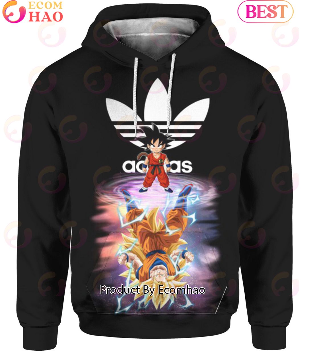 Dragon Ball Anime Son Goku Adidas Hoodie Luxury Items