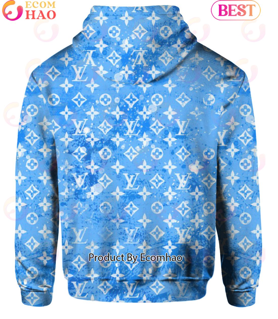 Goofy Cartoon LV Parttern Hoodie Luxury Items