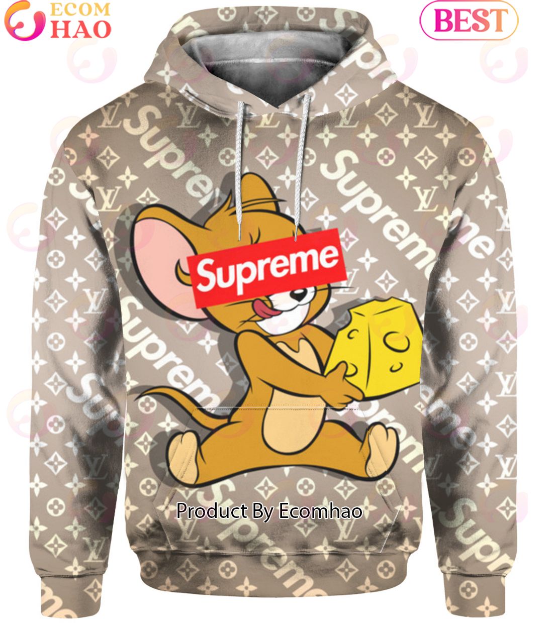 Jerry Mouse Supreme Hoodie