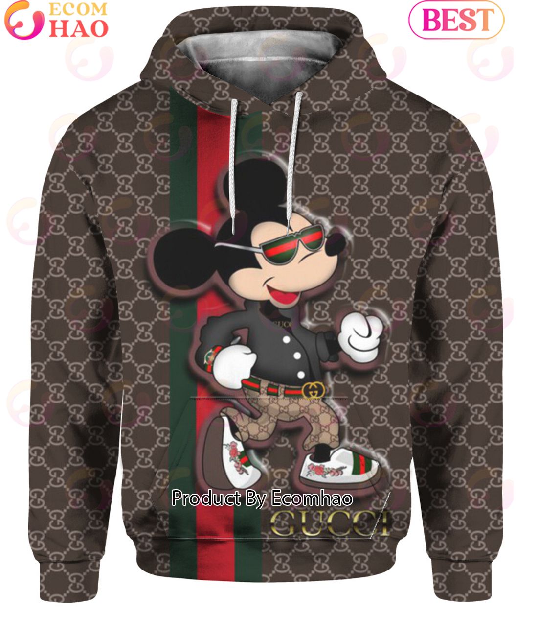 Mickey Mouse Gucci Hoodie Luxury Items