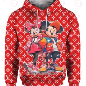 Minnie Mickey Mouse LV Hoodie