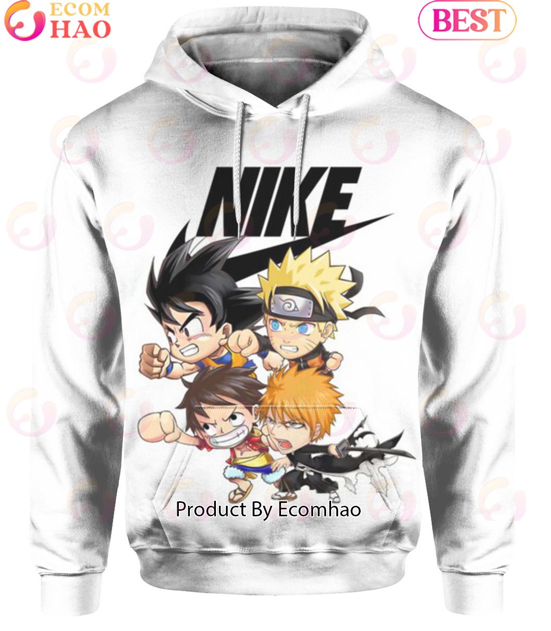 One Piece Naruto Dragon Ball Bleach Hoodie