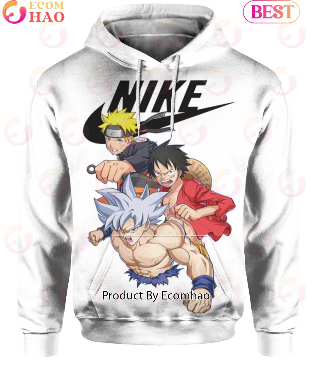 One Piece Naruto Dragon Ball Hoodie